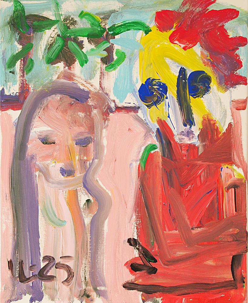 17) The B and the B, Akryl, 65x80 cm