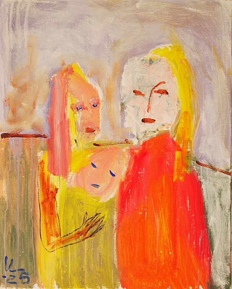 20) Tre, Akryl, 65x80 cm