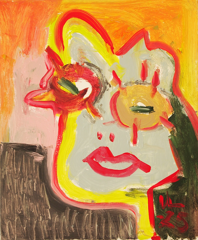 57) The First Lady, Akryl, 60x72 cm