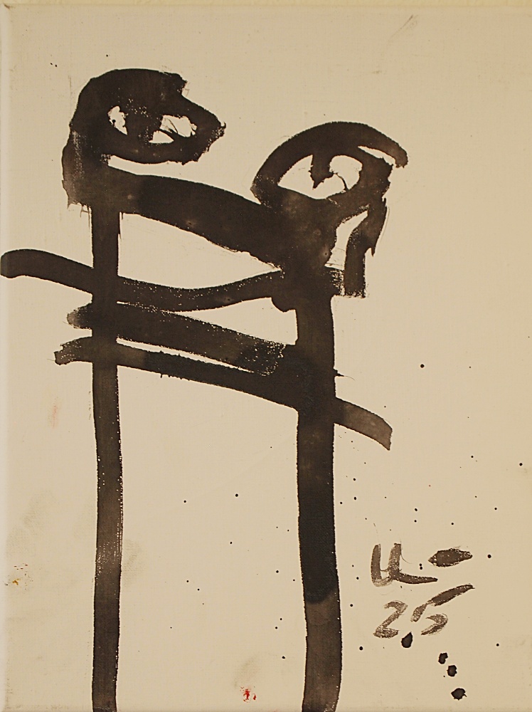 84) Par, Akryl, 27x35 cm