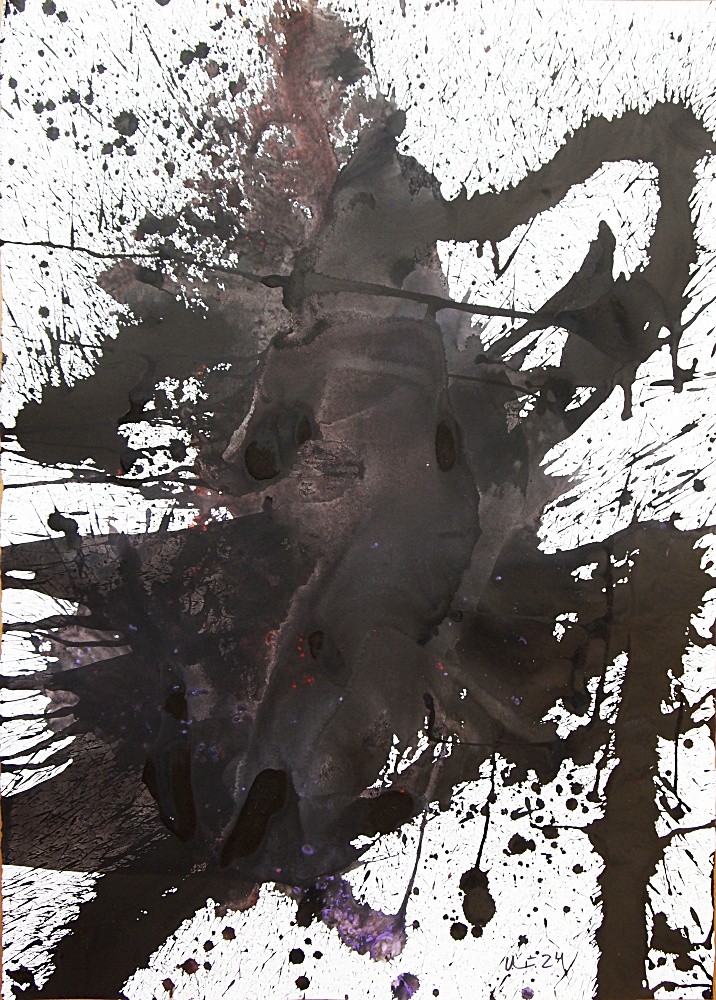 74. Murmur, akryl, 71x100 cm