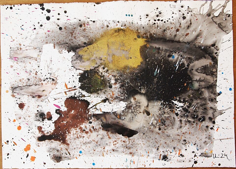 82. Landskap, akryl, 71x100 cm